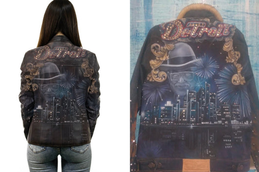 Airbrushed  Rhiueston Jacket