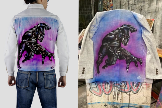 BLACK PANTHER PRINT JACKET