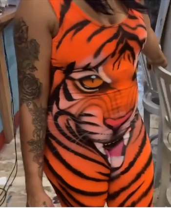 Tiger body suit