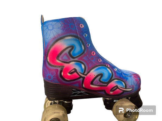 Airbrushed skates