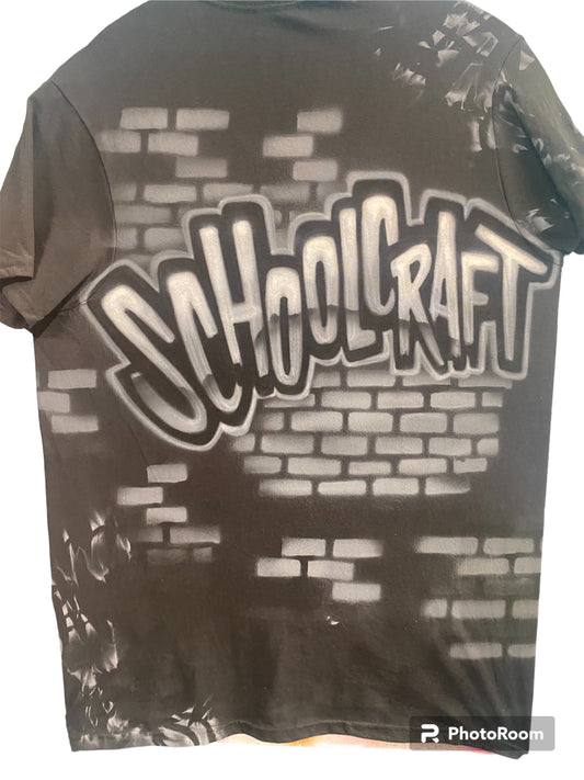 Airbrushed shirt size large